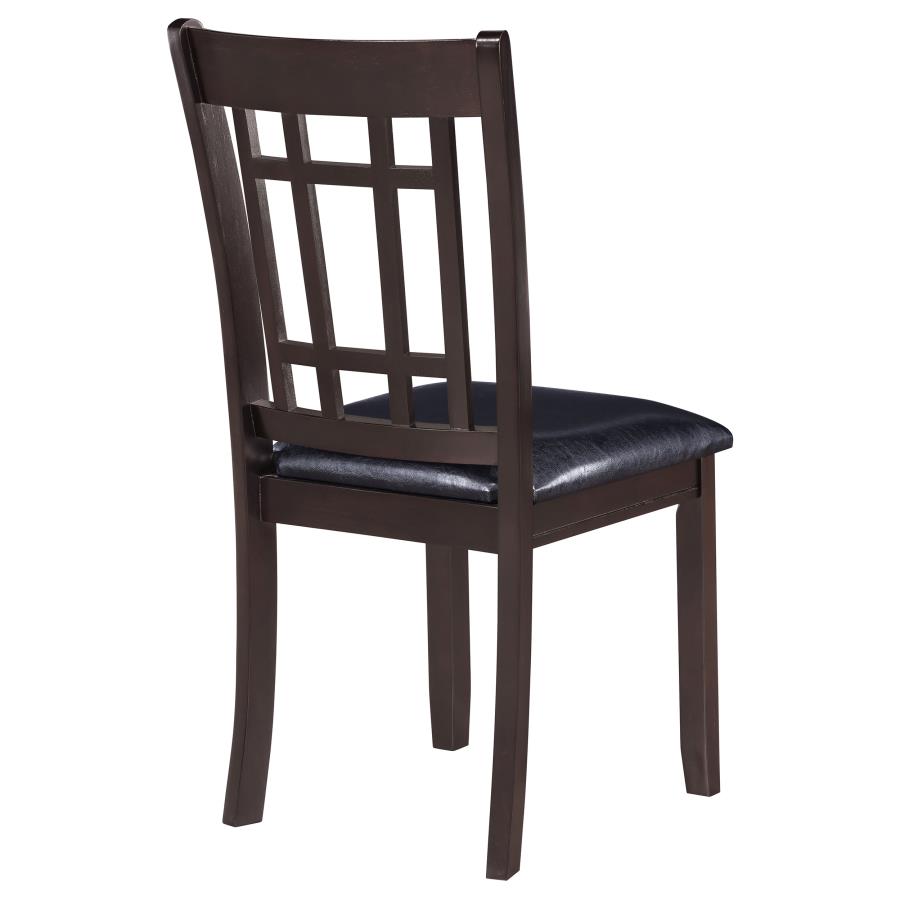 Lavon Wood Dining Side Chair Black and Espresso (Set of 2)-zoom-9