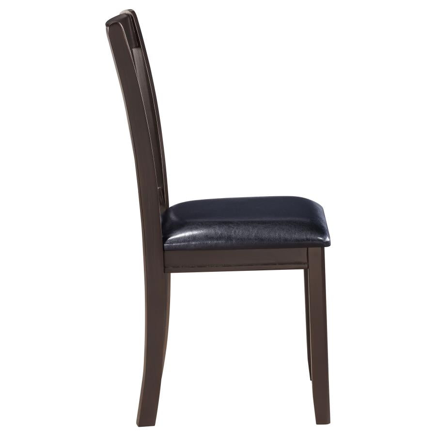 Lavon Wood Dining Side Chair Black and Espresso (Set of 2)-zoom-10