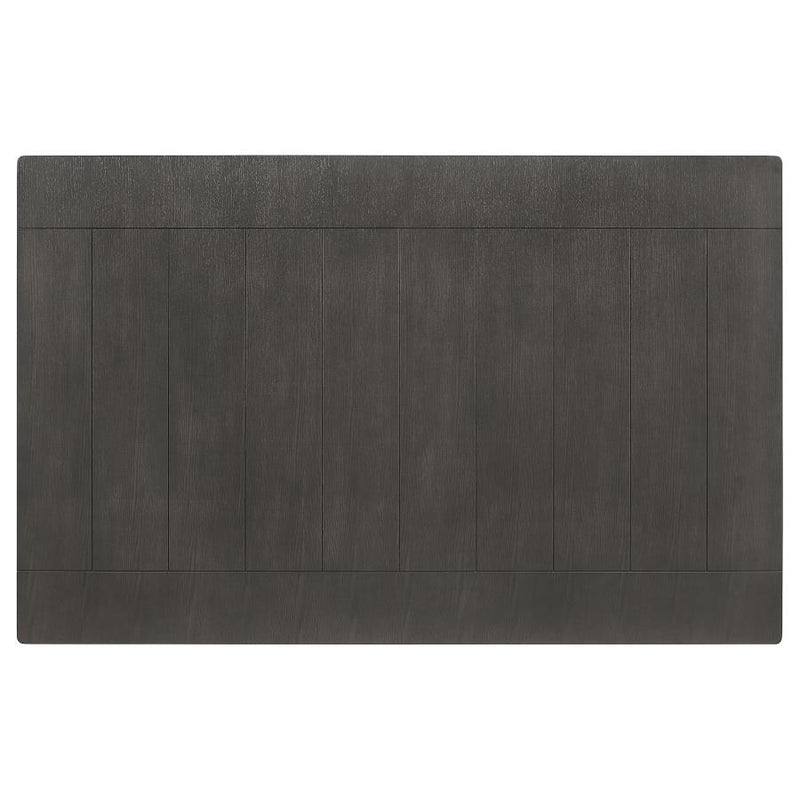Dalila 5-piece Rectangular Dining Table Set Dark Grey-zoom-