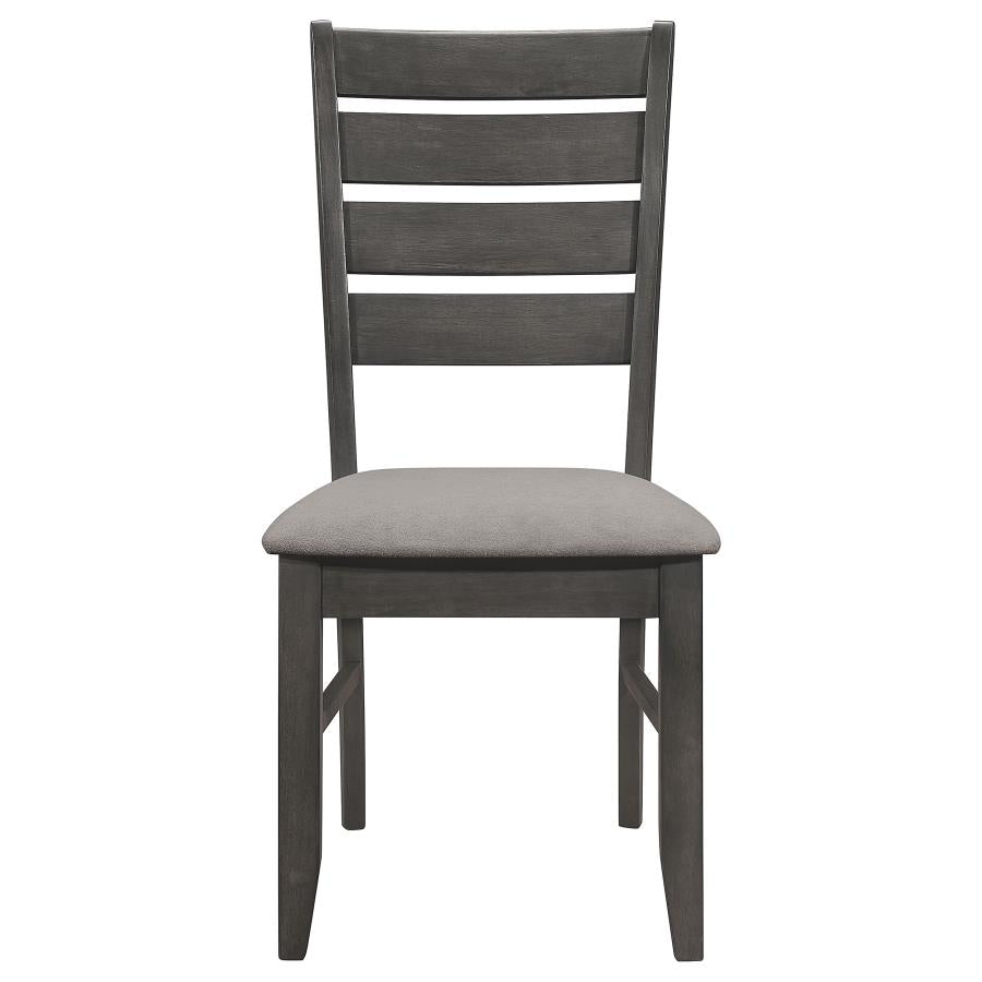 Dalila 5-piece Rectangular Dining Table Set Dark Grey-8