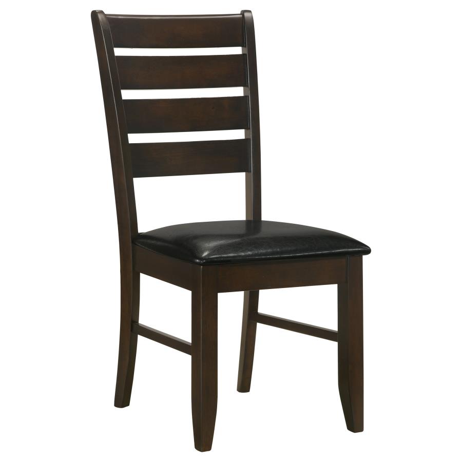 Dalila Wood Dining Side Chair Cappuccino (Set of 2)-3