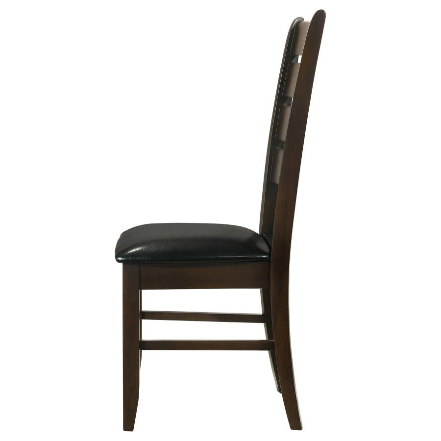 Dalila Wood Dining Side Chair Cappuccino (Set of 2)-6