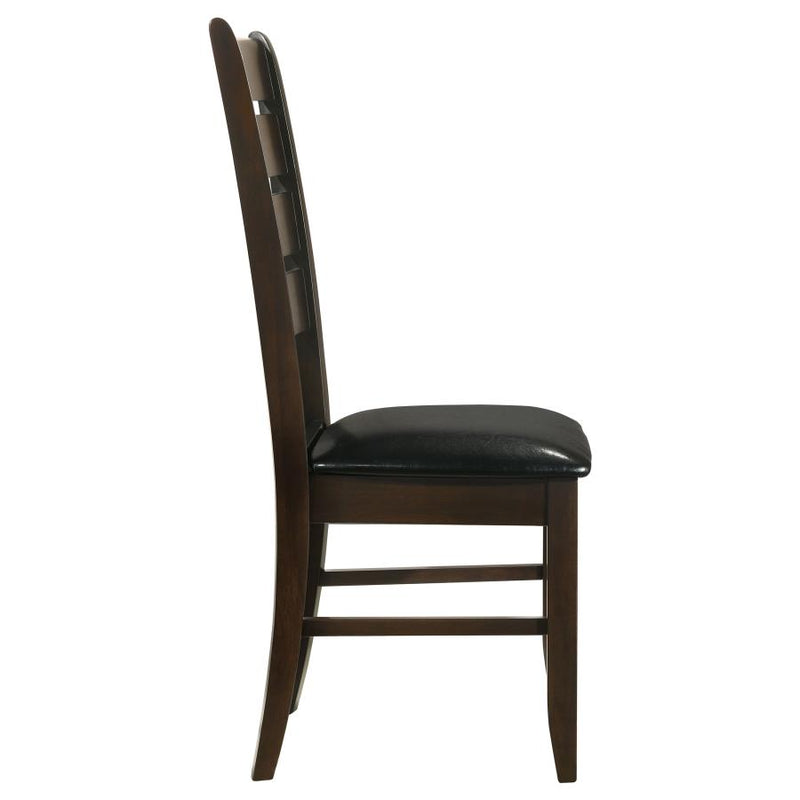 Dalila Wood Dining Side Chair Cappuccino (Set of 2)-zoom-