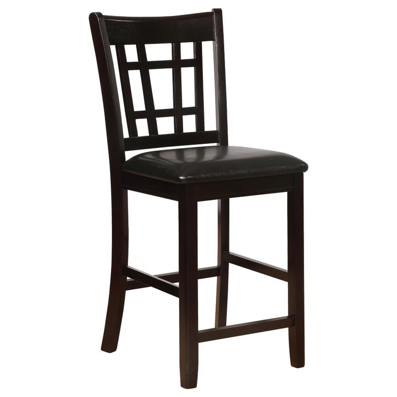 Lavon 5-piece Oval Counter Height Dining Set Espresso-zoom-