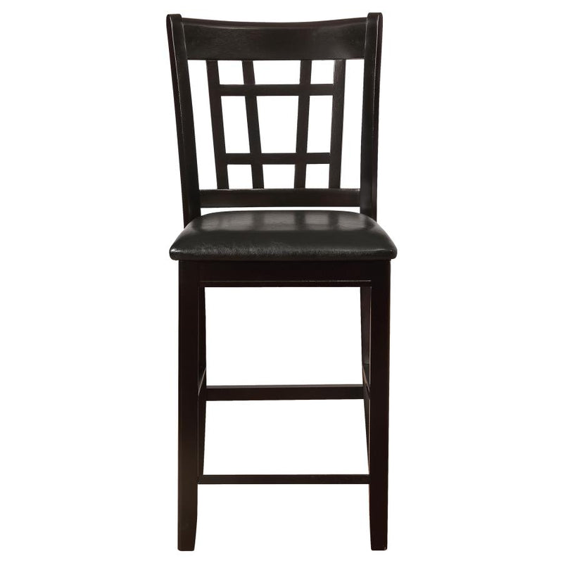 Lavon 5-piece Oval Counter Height Dining Set Espresso-zoom-