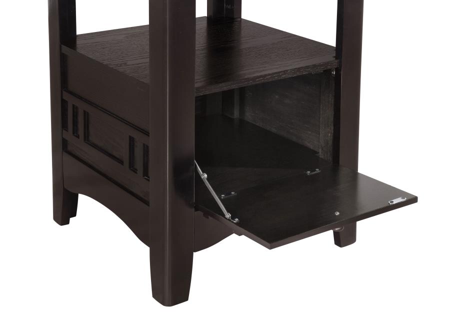 Lavon Oval 60-inch Counter Height Extension Dining Table Espresso-7