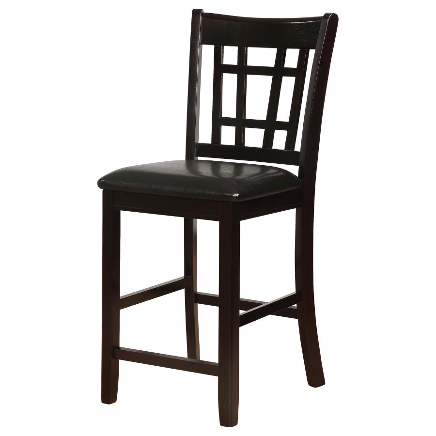 Lavon Wood Counter Height Dining Chair Black and Espresso (Set of 2)-zoom-5