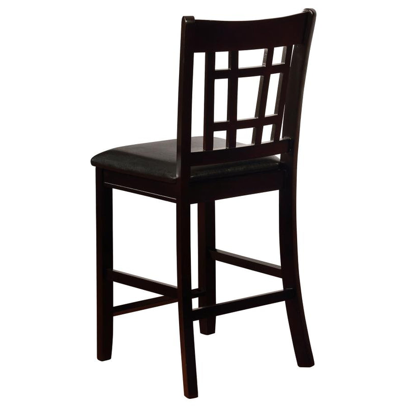Lavon Wood Counter Height Dining Chair Black and Espresso (Set of 2)-zoom-