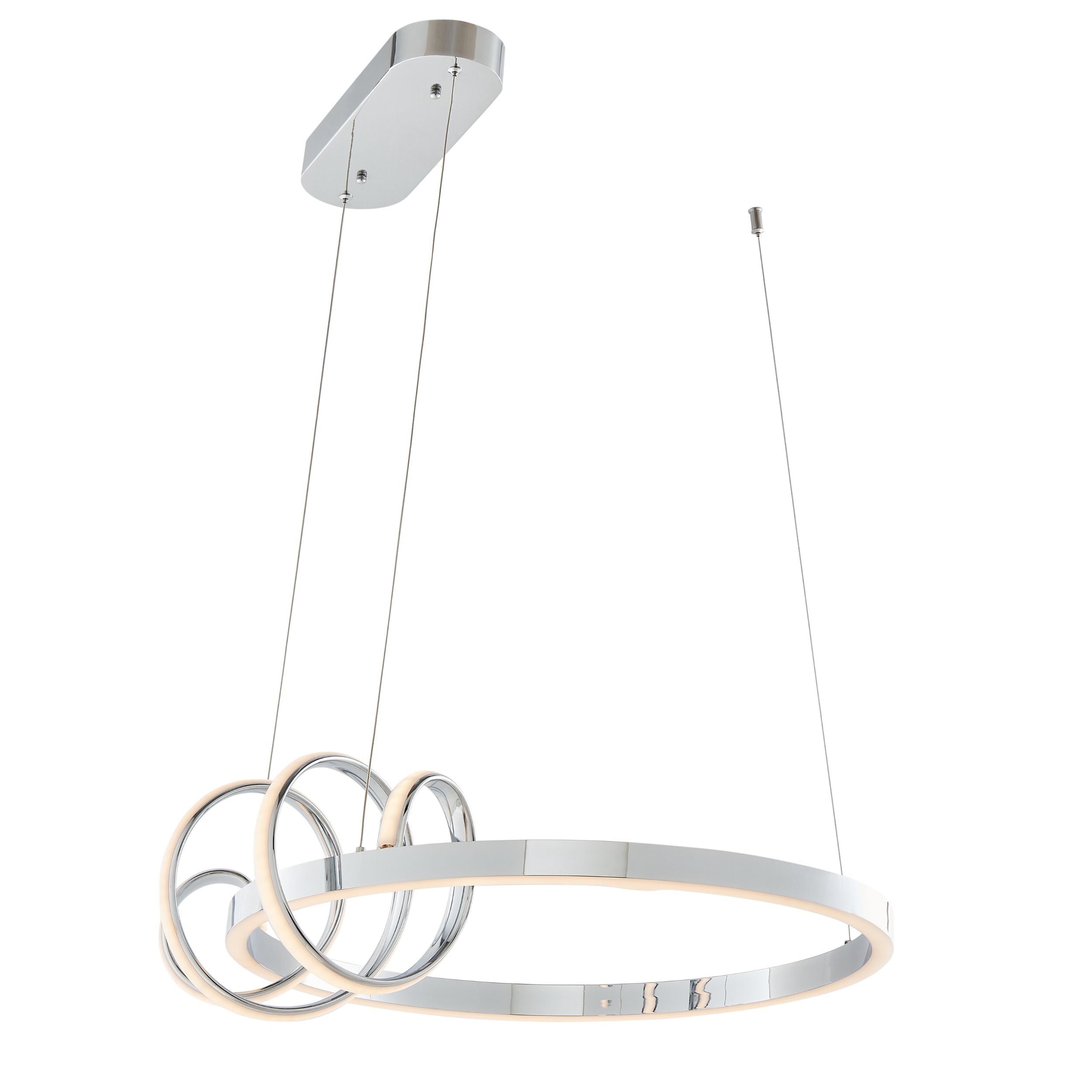 Salzburg Round Chandelier // Chrome-zoom-1
