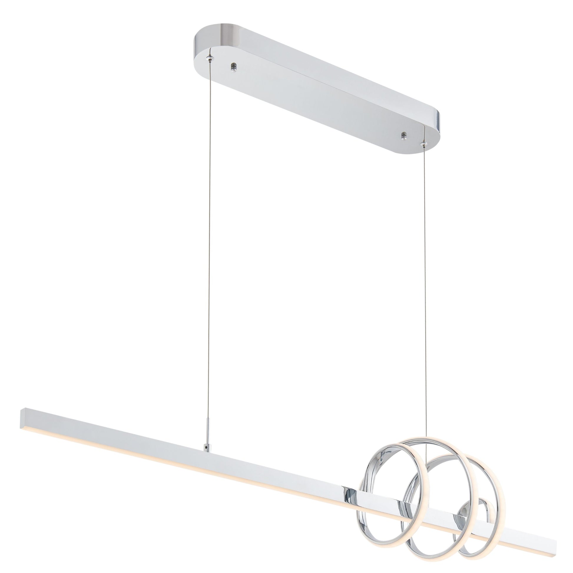 Salzburg Linear Chandelier // Chrome-1