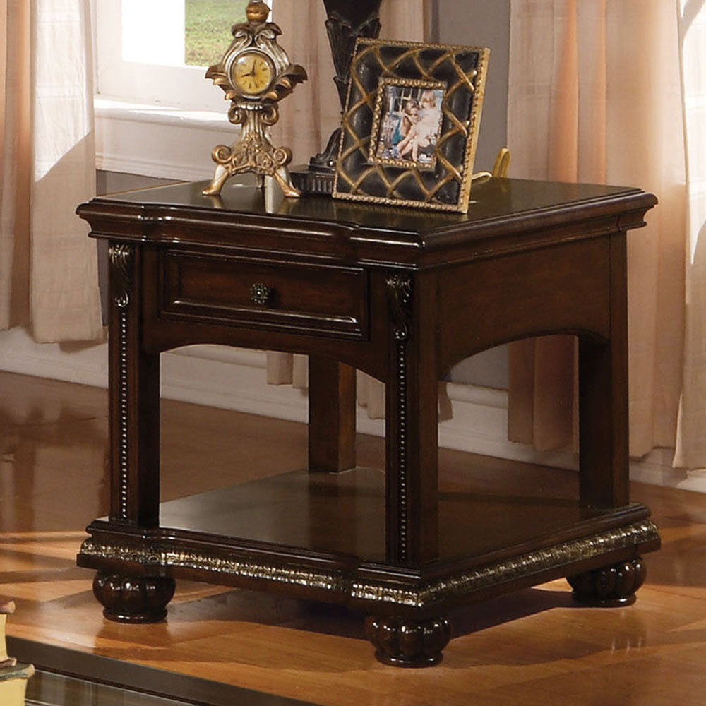 ACME Anondale End Table – front view – Lusso Furniture Miami