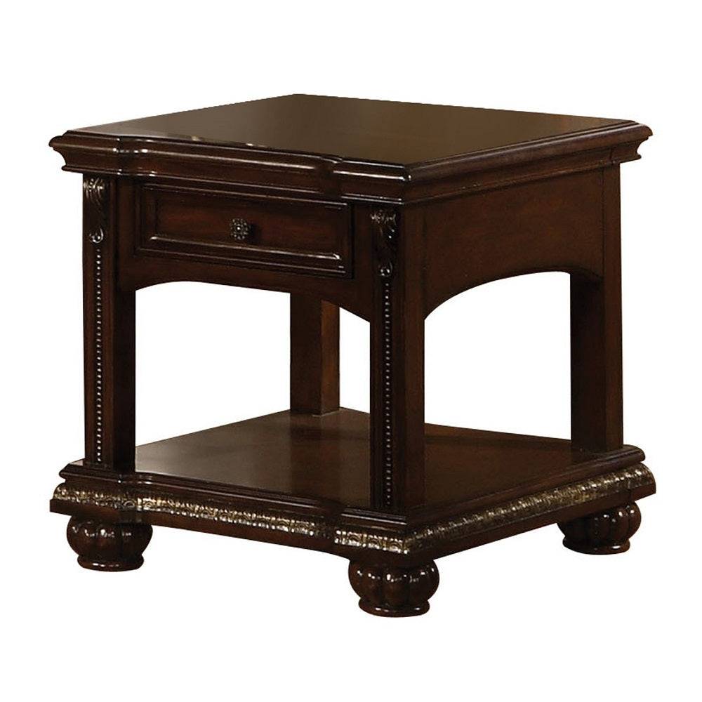 ACME Anondale End Table – angle view – Lusso Furniture Miami