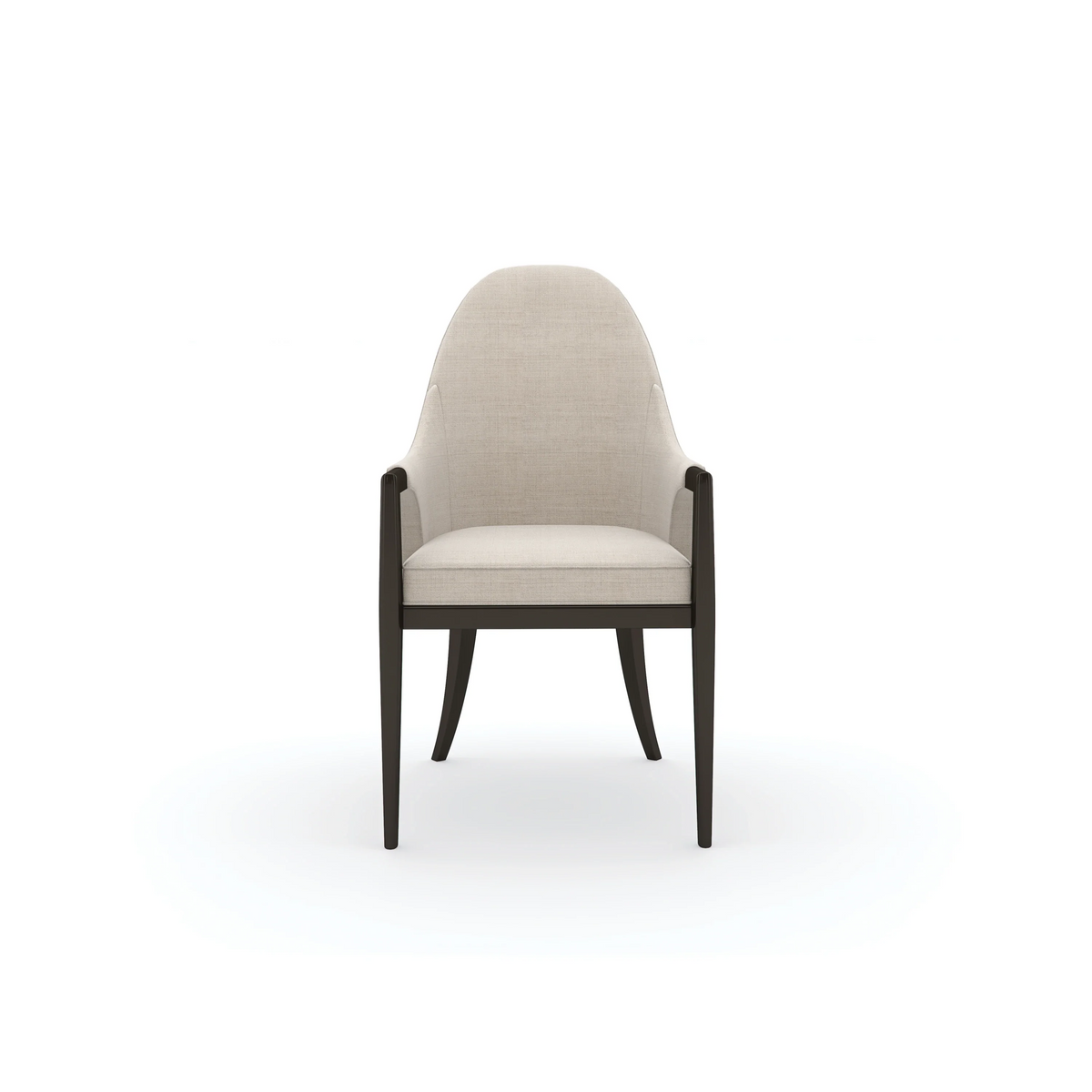 Caracole Natural Choice Arm Chair – back view – Lusso Furniture Miami
