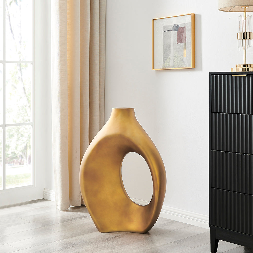 Simi Vase Large, Bronze-1