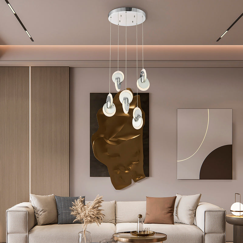 Deuterium Round Chandelier-zoom-