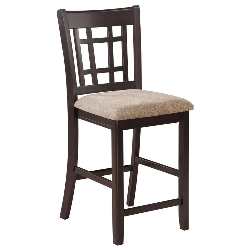 Lavon 5-piece Oval Counter Height Dining Set Light Chestnut-zoom-
