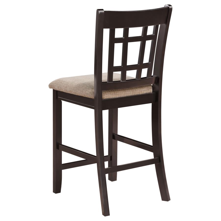 Lavon 5-piece Oval Counter Height Dining Set Light Chestnut-8
