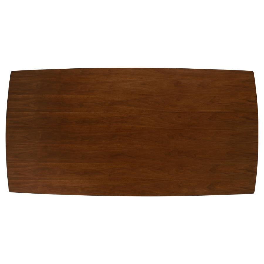 Malone 5-piece Rectangular Dining Table Set Dark Walnut-zoom-4