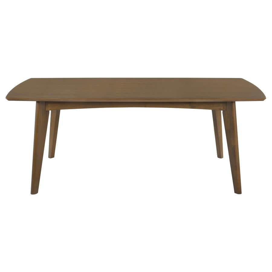 Malone Rectangular 78-inch Wood Dining Table Dark Walnut-3