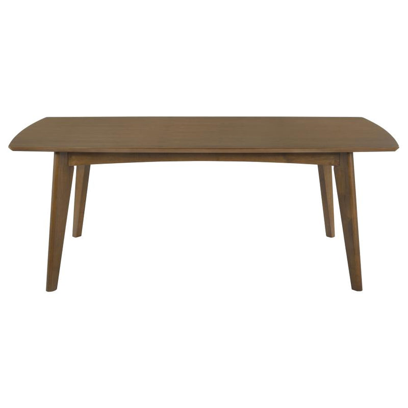 Malone Rectangular 78-inch Wood Dining Table Dark Walnut-zoom-