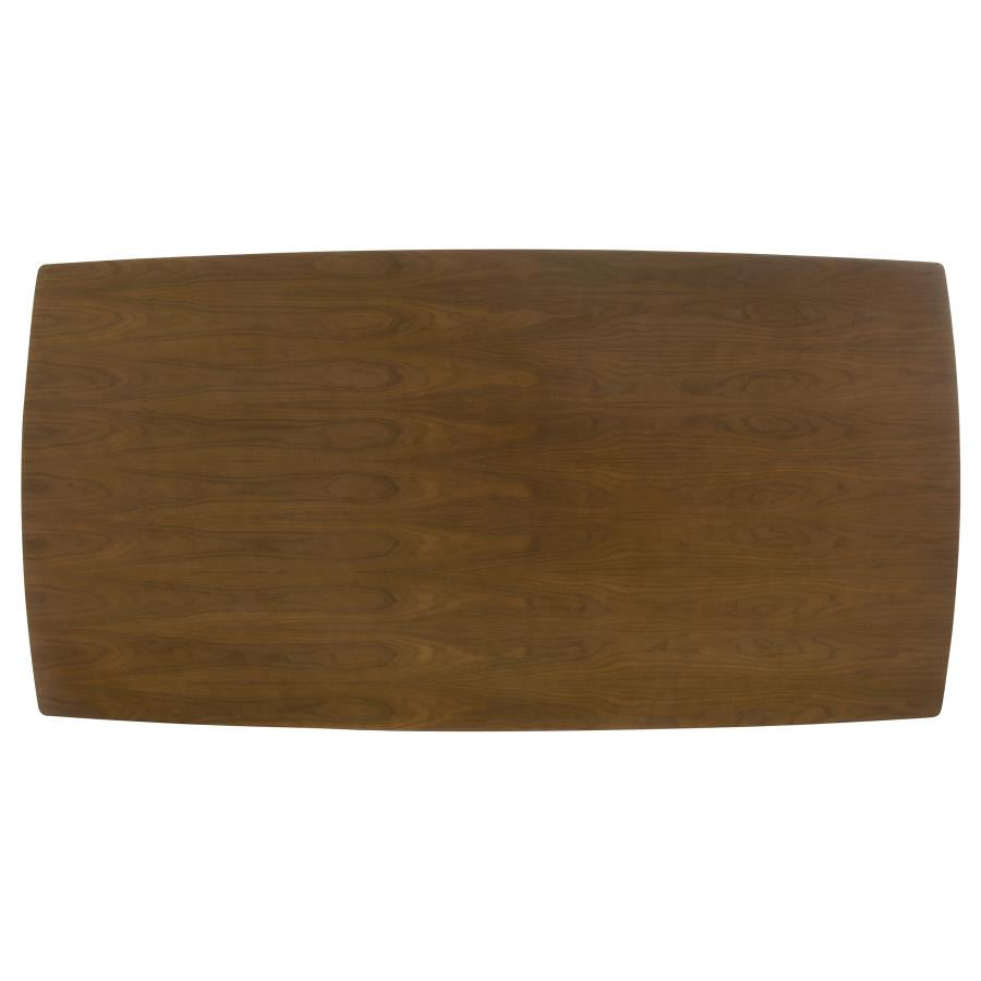Malone Rectangular 78-inch Wood Dining Table Dark Walnut-5