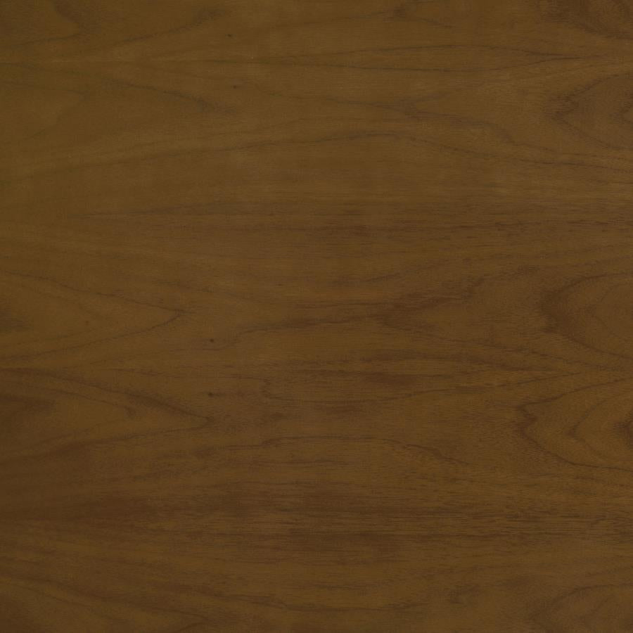 Jedda 5-piece Oval Dining Table Set Dark Walnut-11