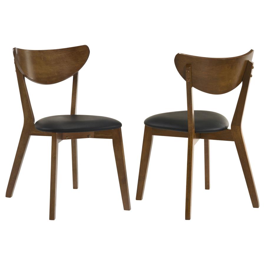 Jedda Wood Dining Side Chair Dark Walnut (Set of 2)-zoom-1
