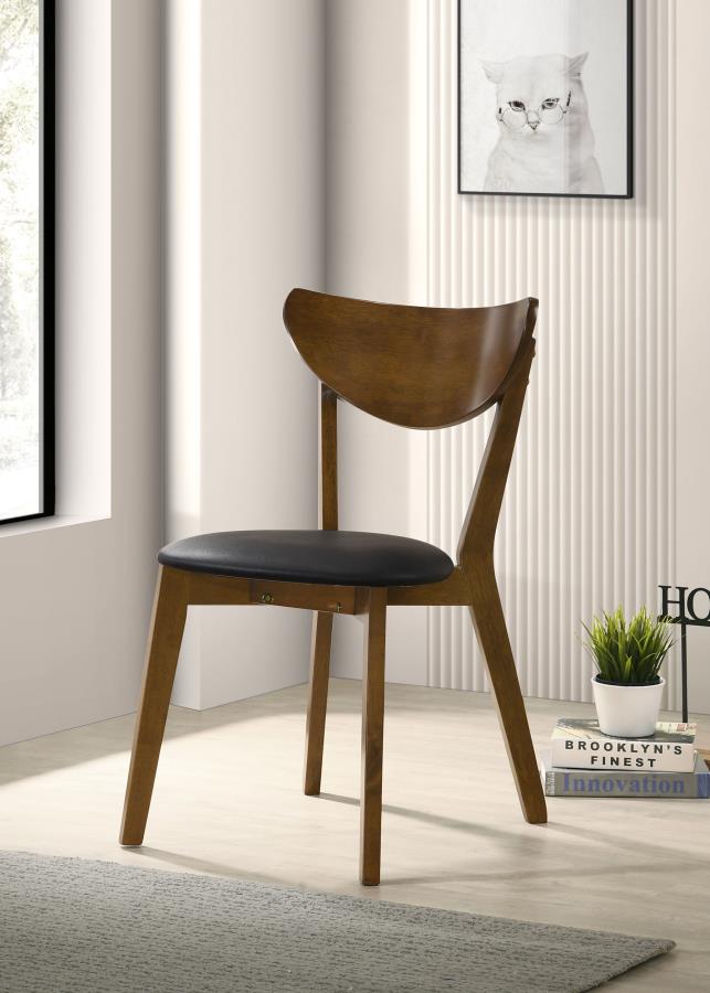 Jedda Wood Dining Side Chair Dark Walnut (Set of 2)-zoom-2