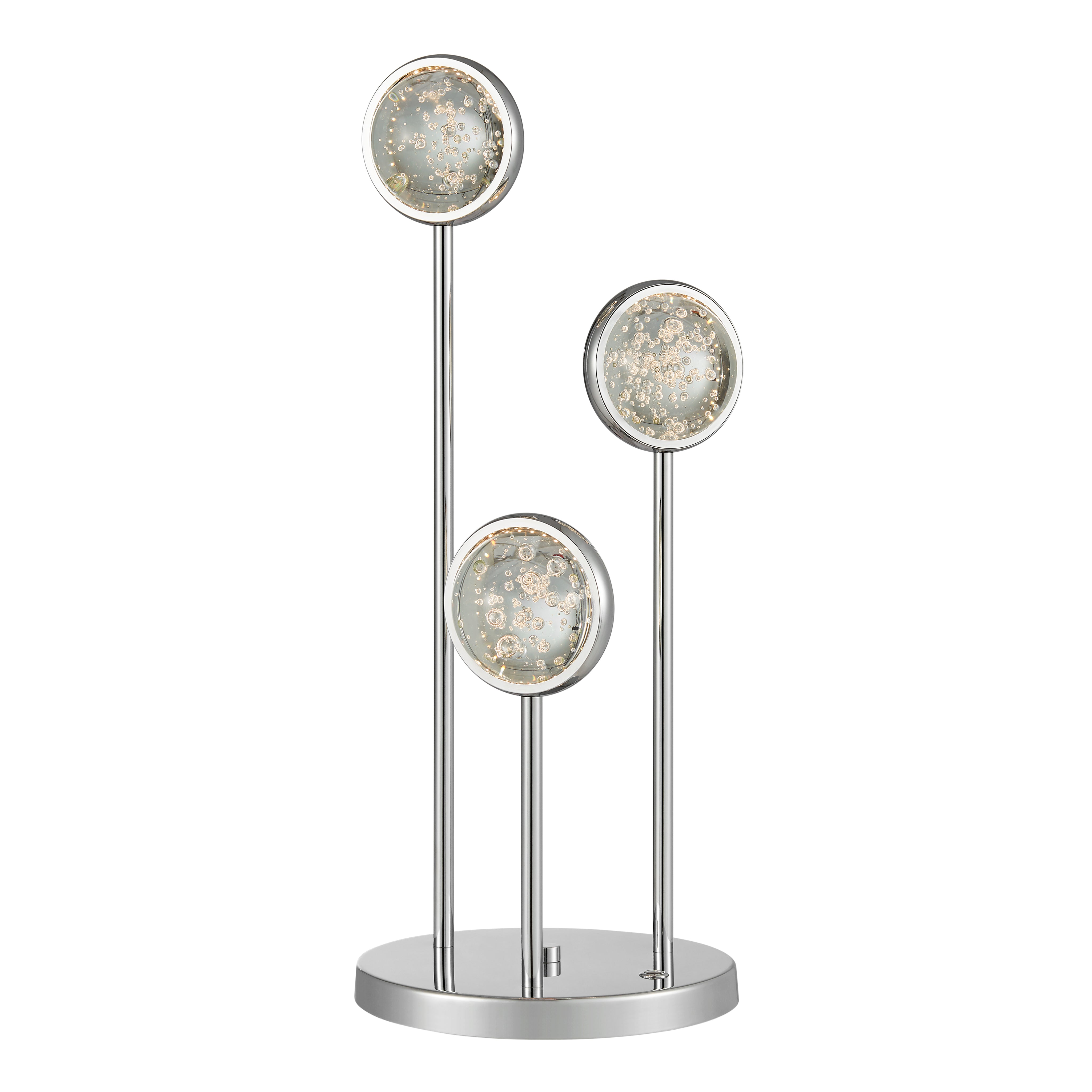 Bubbling Glow Table Lamp // Chrome-zoom-1