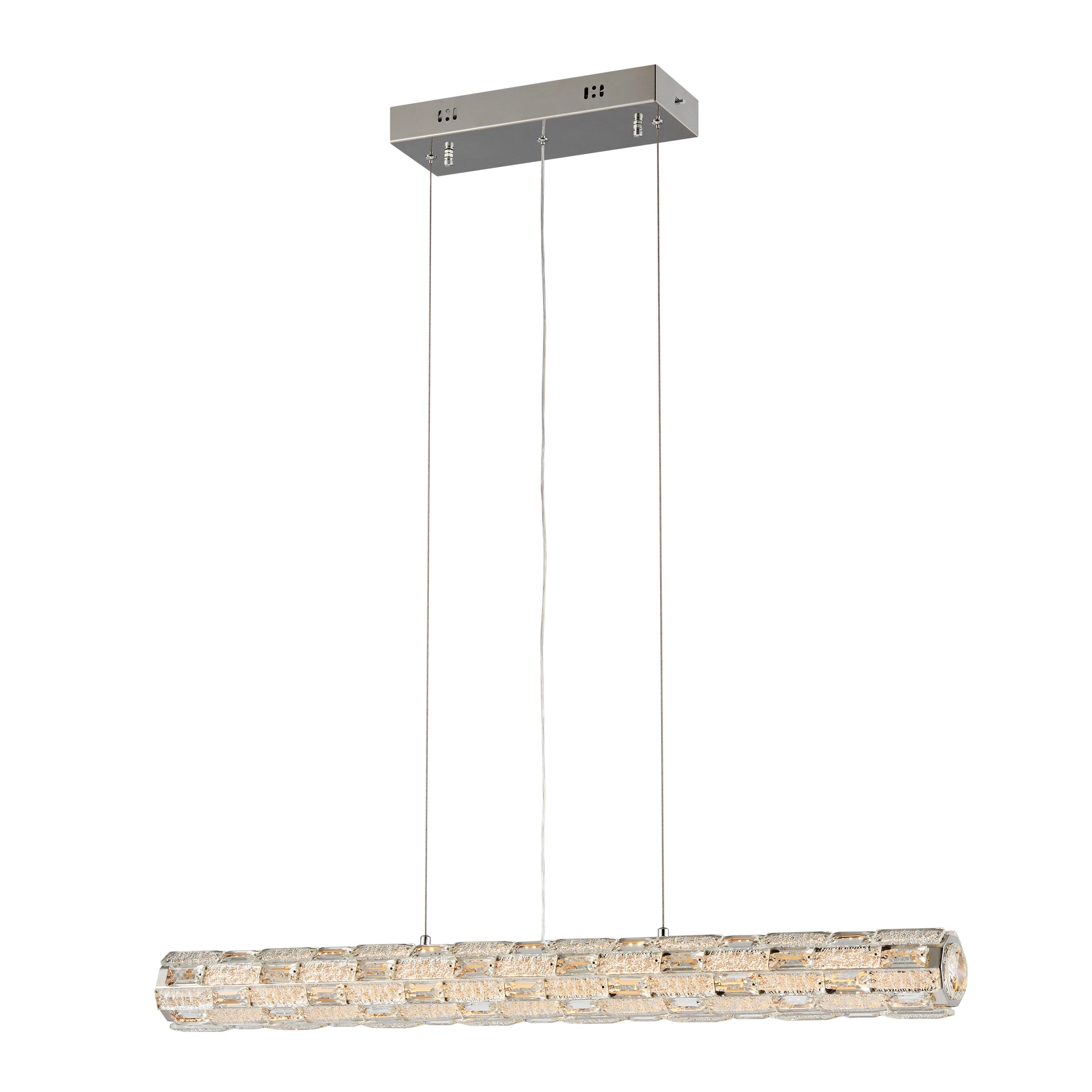 Rustica Crystal Chandelier // Chrome-1