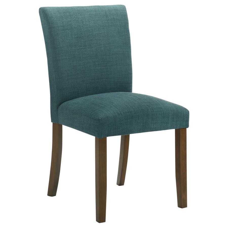 Paxton Upholstered Dining Side Chair Teal Blue (Set of 2)-zoom-3