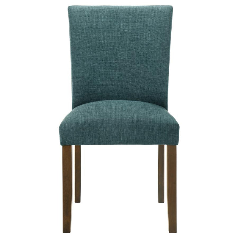 Paxton Upholstered Dining Side Chair Teal Blue (Set of 2)-zoom-