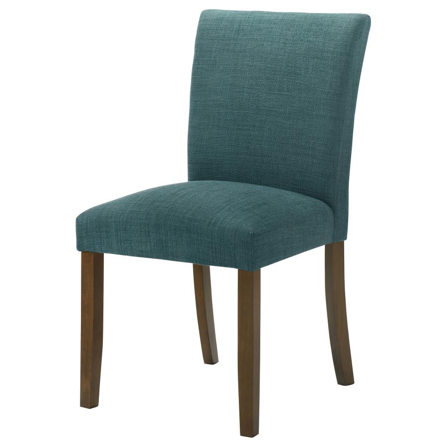 Paxton Upholstered Dining Side Chair Teal Blue (Set of 2)-5