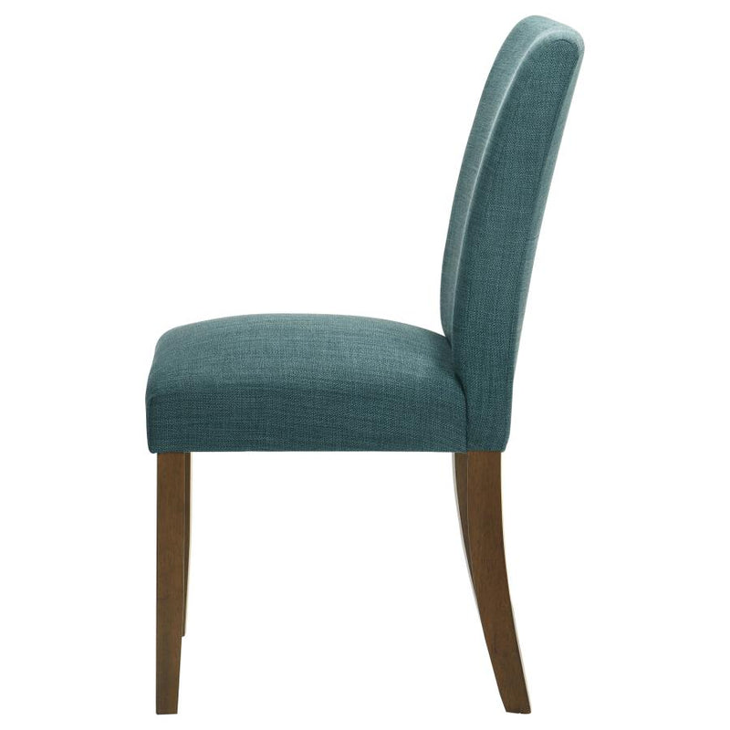 Paxton Upholstered Dining Side Chair Teal Blue (Set of 2)-zoom-