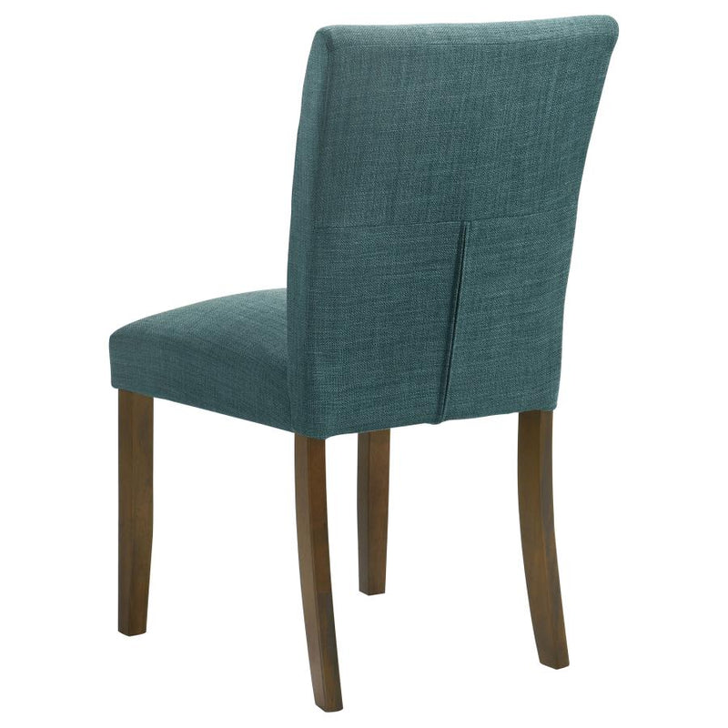 Paxton Upholstered Dining Side Chair Teal Blue (Set of 2)-zoom-