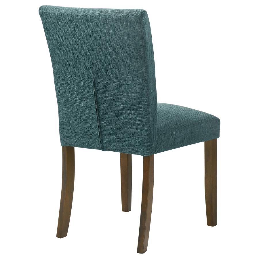 Paxton Upholstered Dining Side Chair Teal Blue (Set of 2)-zoom-8