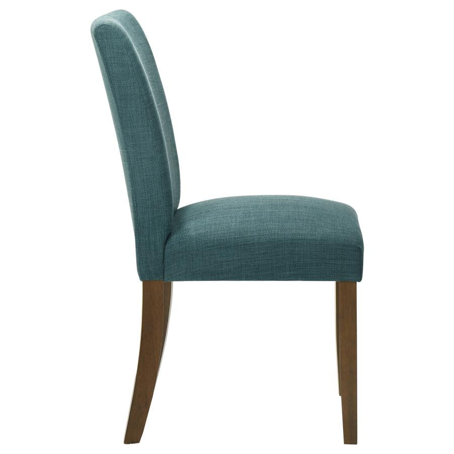 Paxton Upholstered Dining Side Chair Teal Blue (Set of 2)-zoom-9