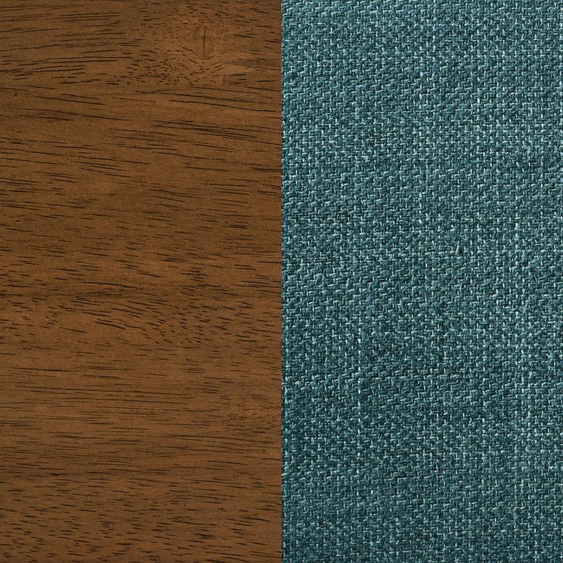 Paxton Upholstered Dining Side Chair Teal Blue (Set of 2)-zoom-