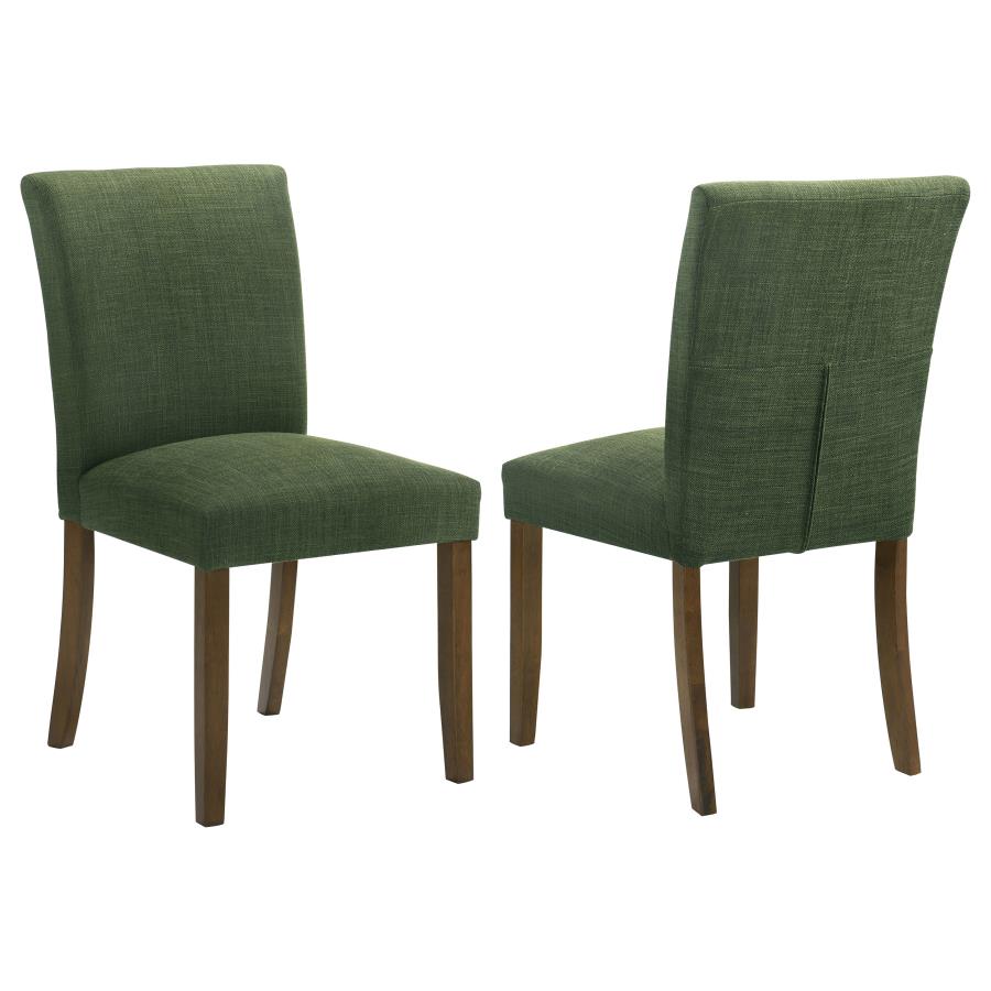 Paxton Upholstered Dining Side Chair Green (Set of 2)-zoom-1