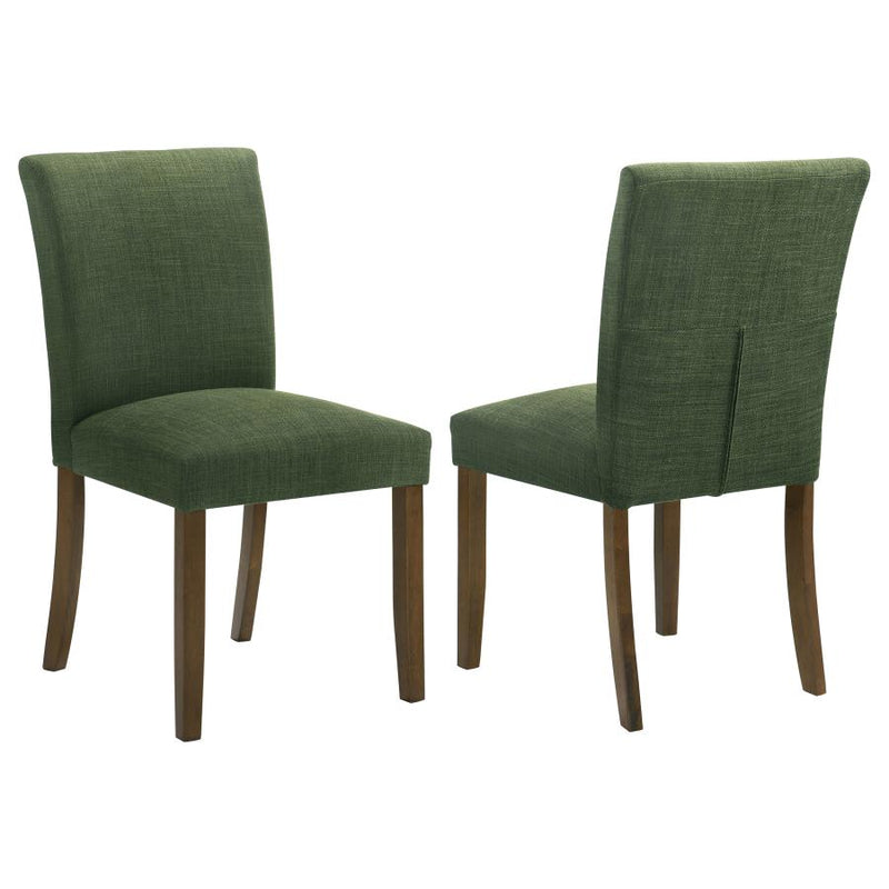 Paxton Upholstered Dining Side Chair Green (Set of 2)-zoom-