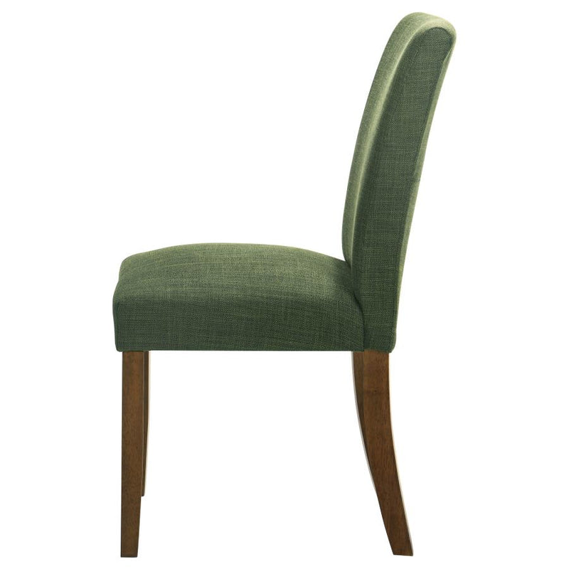 Paxton Upholstered Dining Side Chair Green (Set of 2)-zoom-