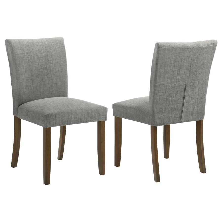 Paxton Upholstered Dining Side Chair Grey (Set of 2)-zoom-1