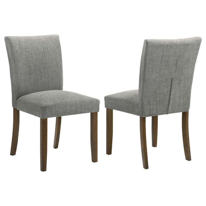 Paxton Upholstered Dining Side Chair Grey (Set of 2)-zoom-