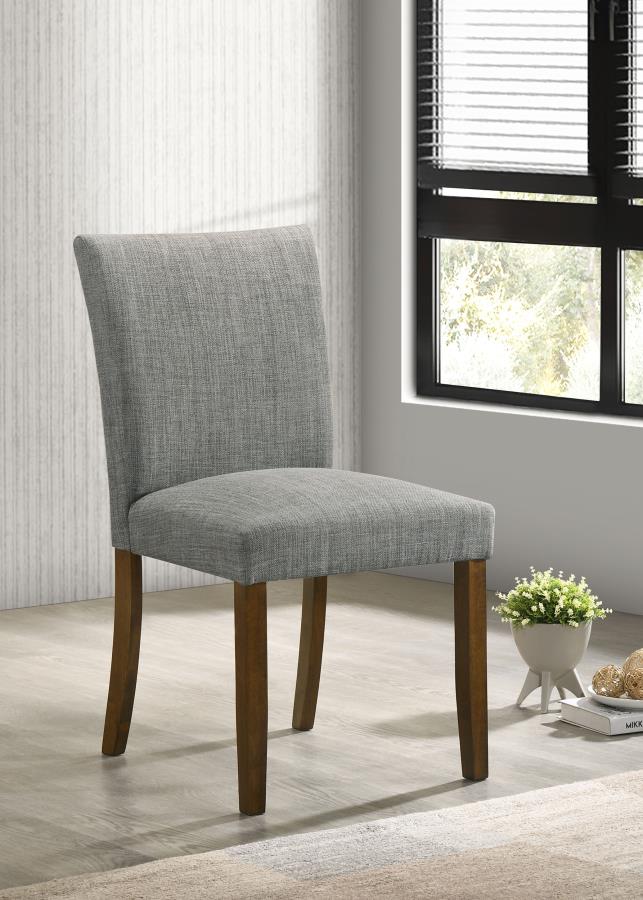 Paxton Upholstered Dining Side Chair Grey (Set of 2)-zoom-2