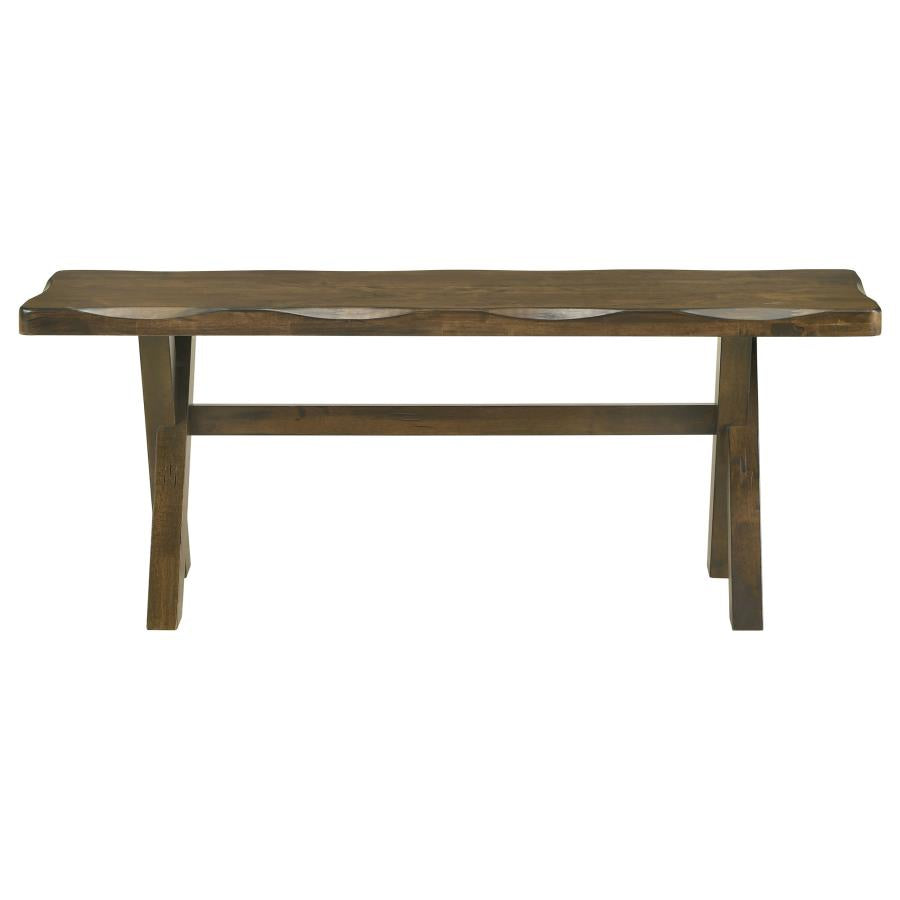 Alston 6-piece Rectangular Dining Table Set Knotty Nutmeg-11