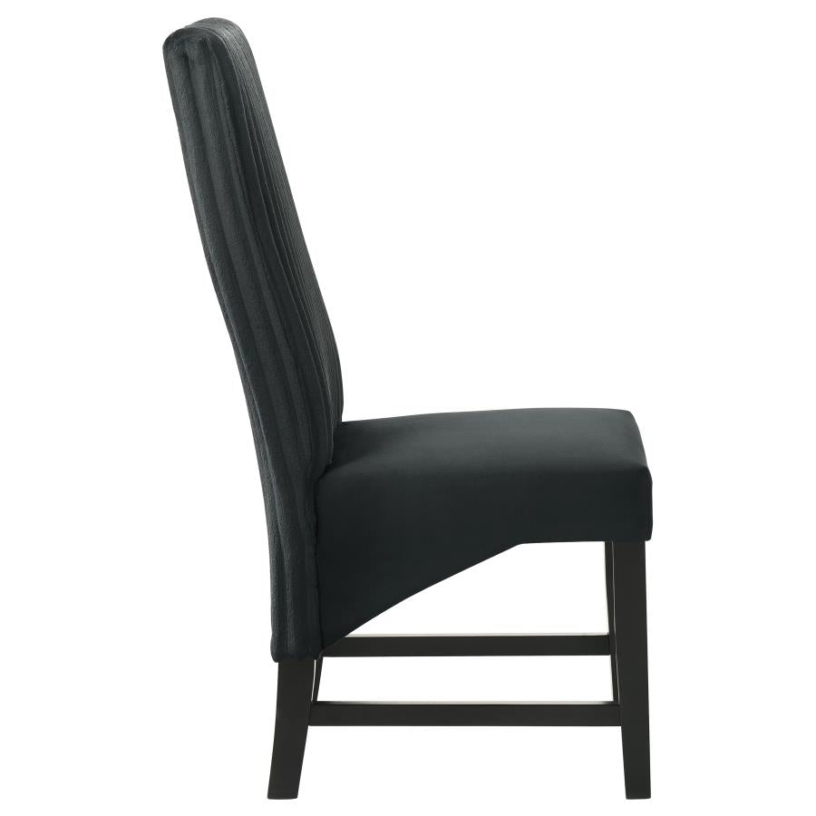 Barrand Upholstered Dining Side Chair Black (Set of 2)-9
