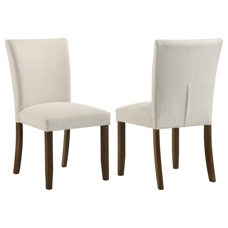 Paxton Upholstered Dining Side Chair Beige (Set of 2)-zoom-
