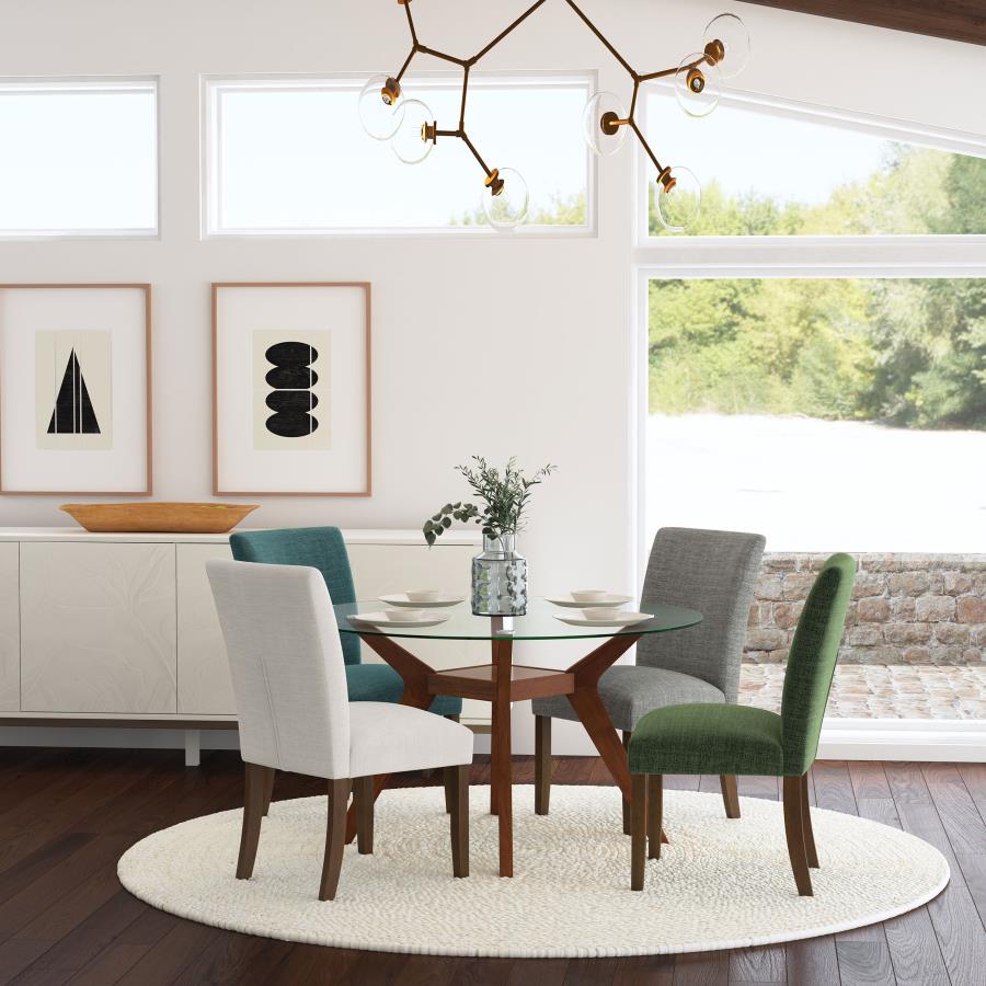 Paxton Upholstered Dining Side Chair Beige (Set of 2)-15