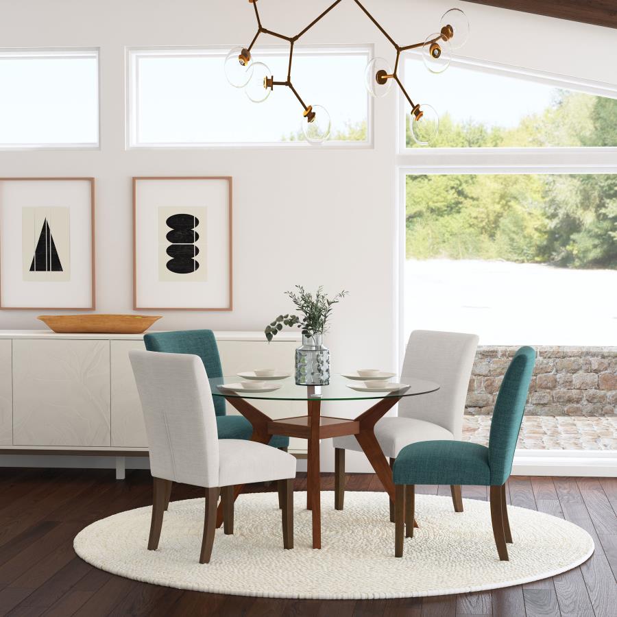 Paxton Upholstered Dining Side Chair Beige (Set of 2)-zoom-16