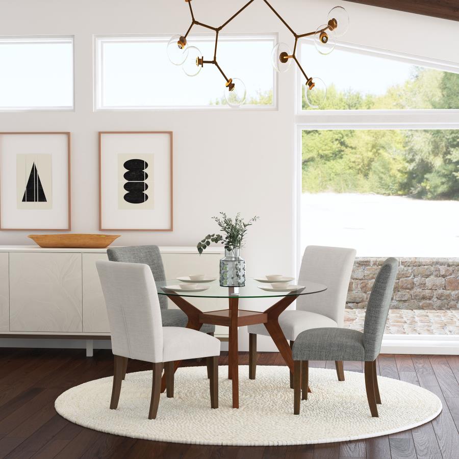 Paxton Upholstered Dining Side Chair Beige (Set of 2)-zoom-18